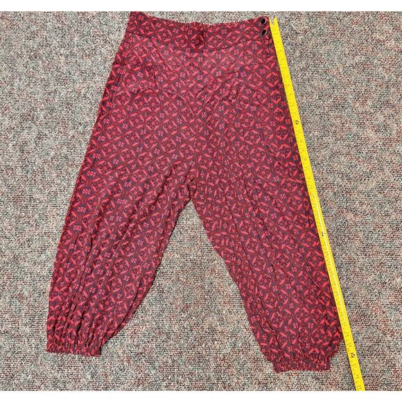 Anthropologie Harem Pants Medium Womens Drop Crotch Cropped Pants - Picture 2 of 6